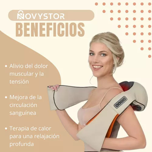 Alivio Instantáneo con Terapia de Calor: Dispositivo Portátil para Dolor Muscular y Relajación Profunda